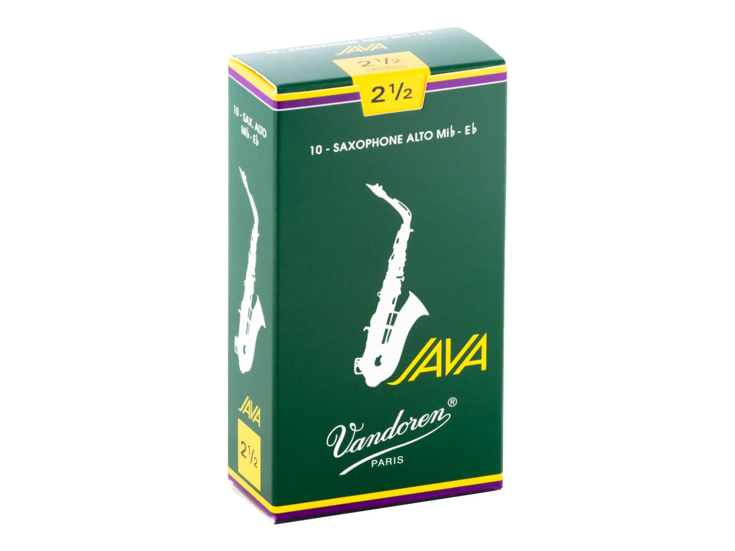 Vandoren Alto Sax Blätter Java Green 2,5