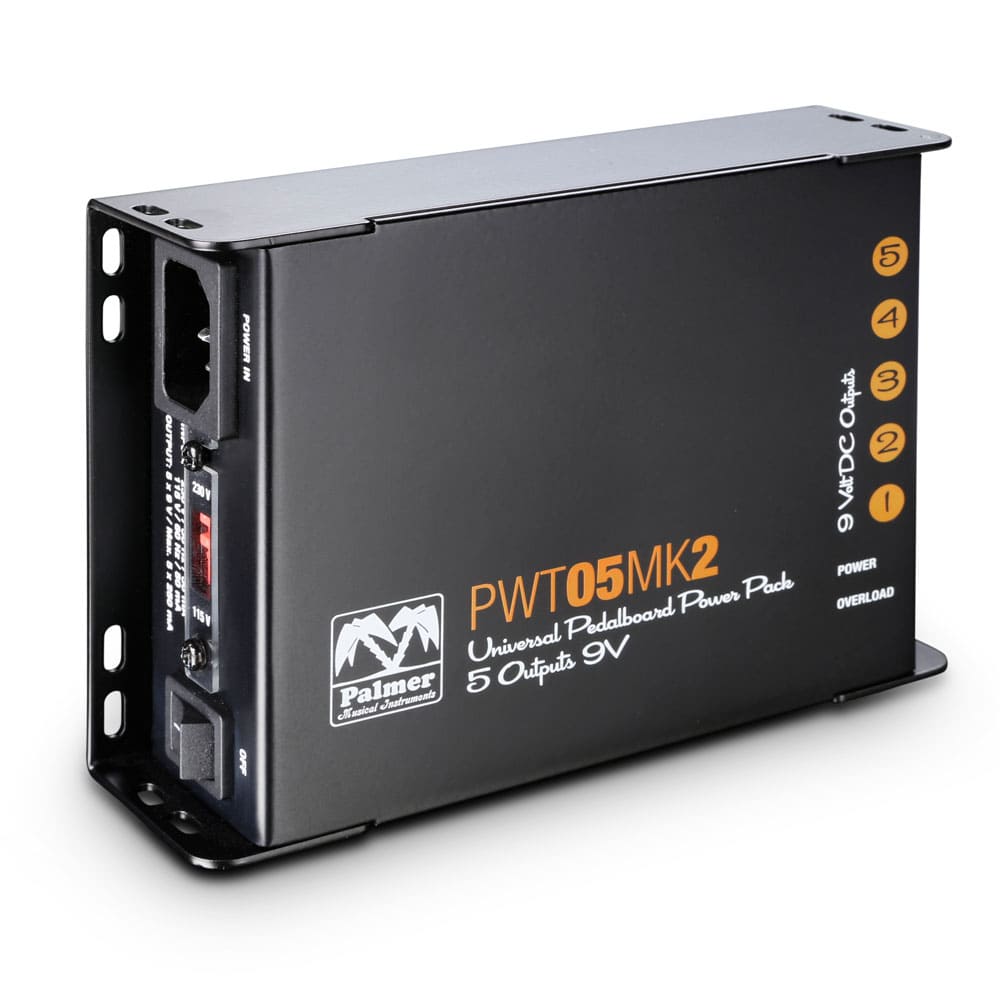 Palmer PWT 05 MK 2 Universelles 9V-Netzteil für Pedalboards 5 Ausgänge