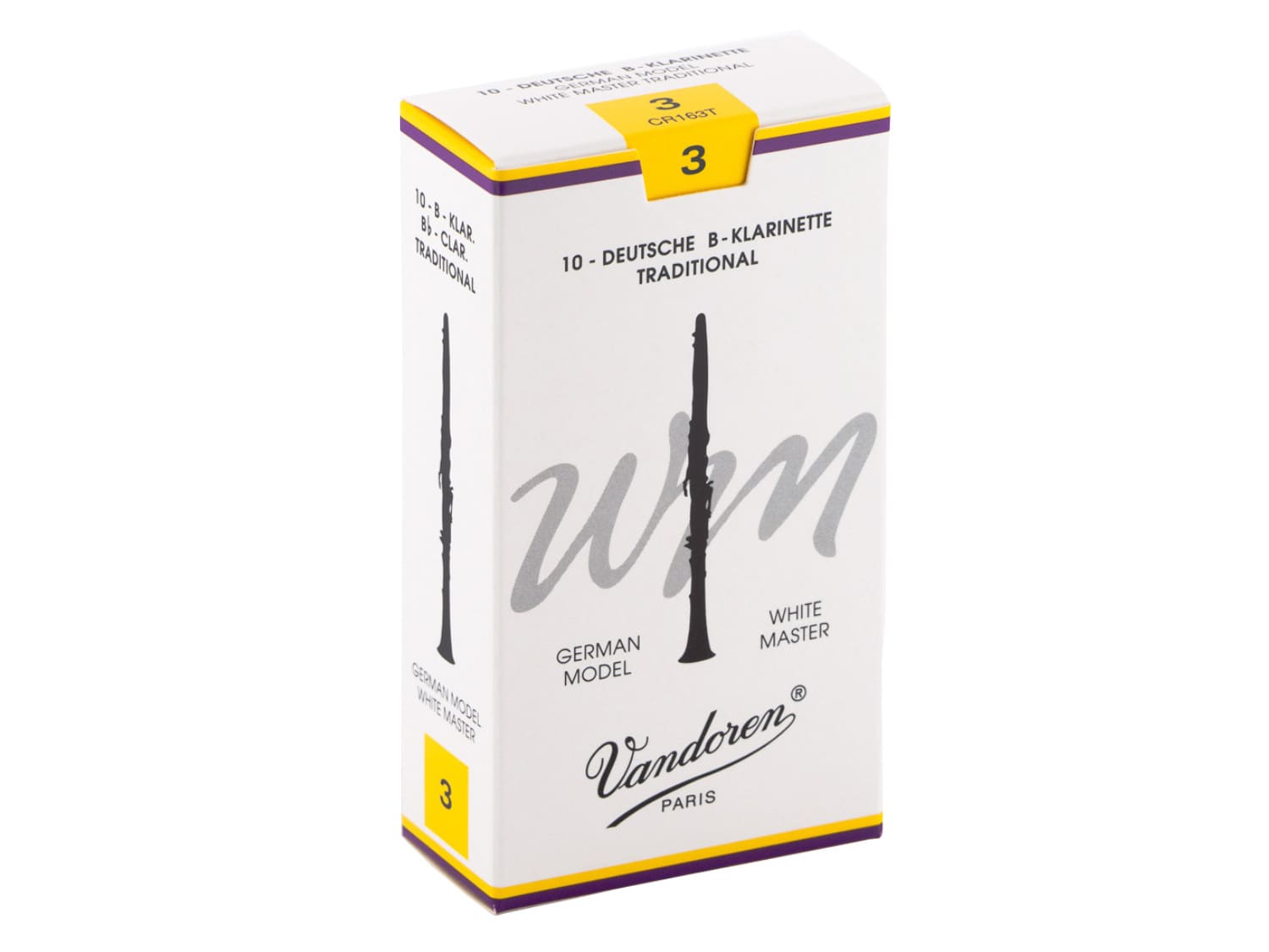 Vandoren Bb-Klarinette Blätter White Master Traditional 3,0