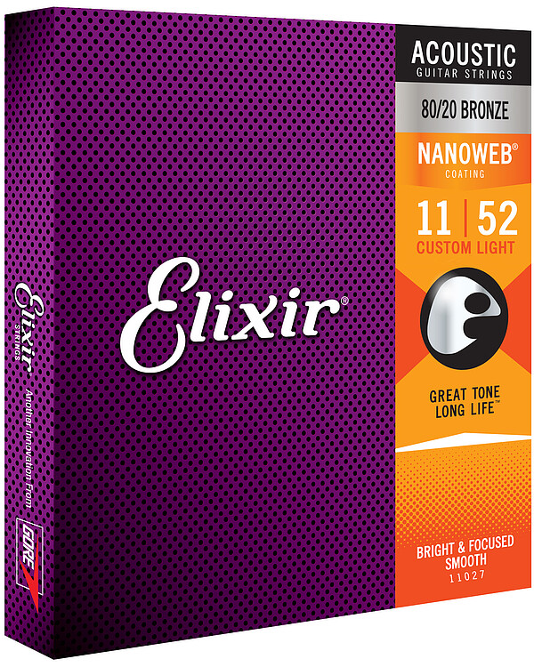 Elixir Nanoweb 80/20 Bronze 11027