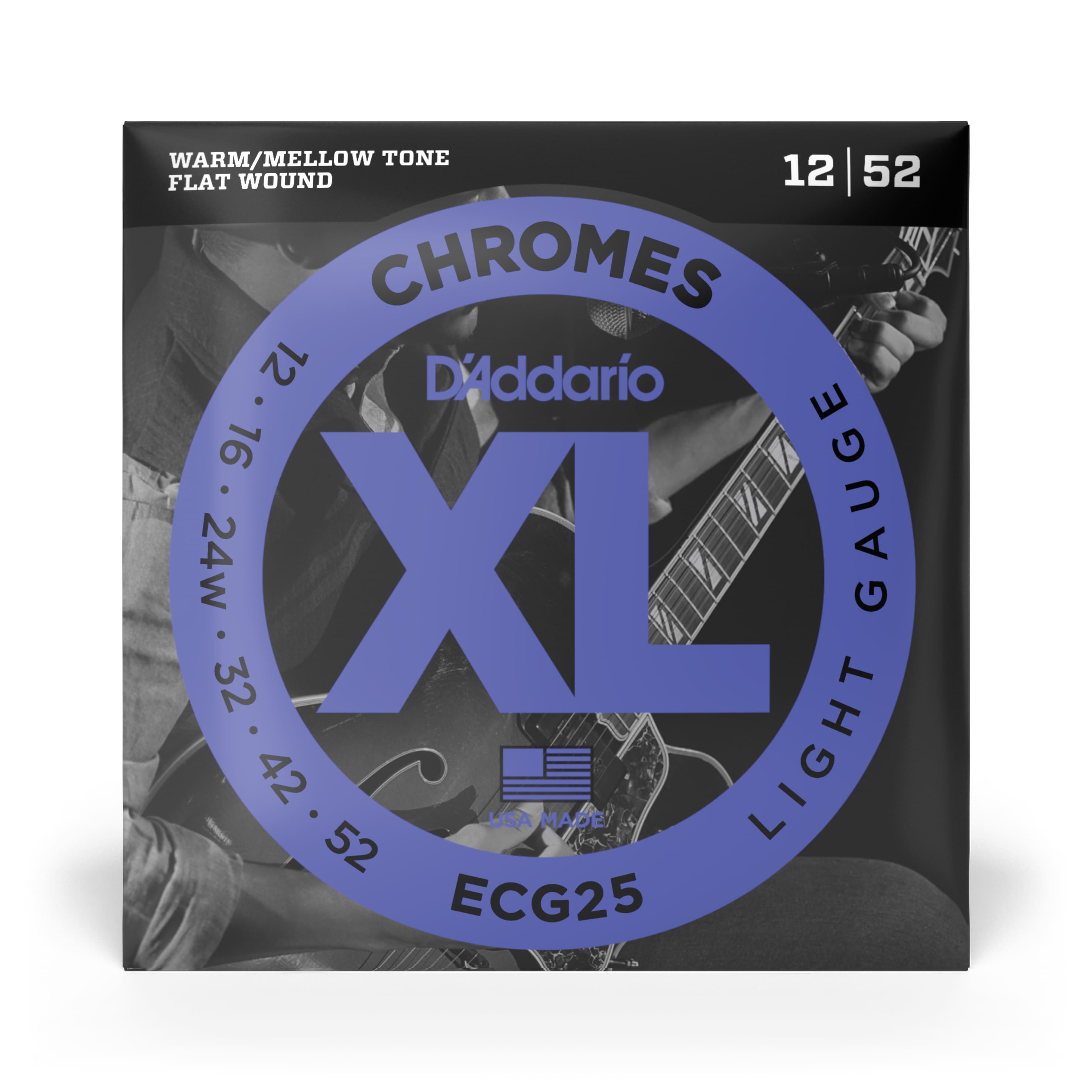 D'Addario ECG25 Chromes