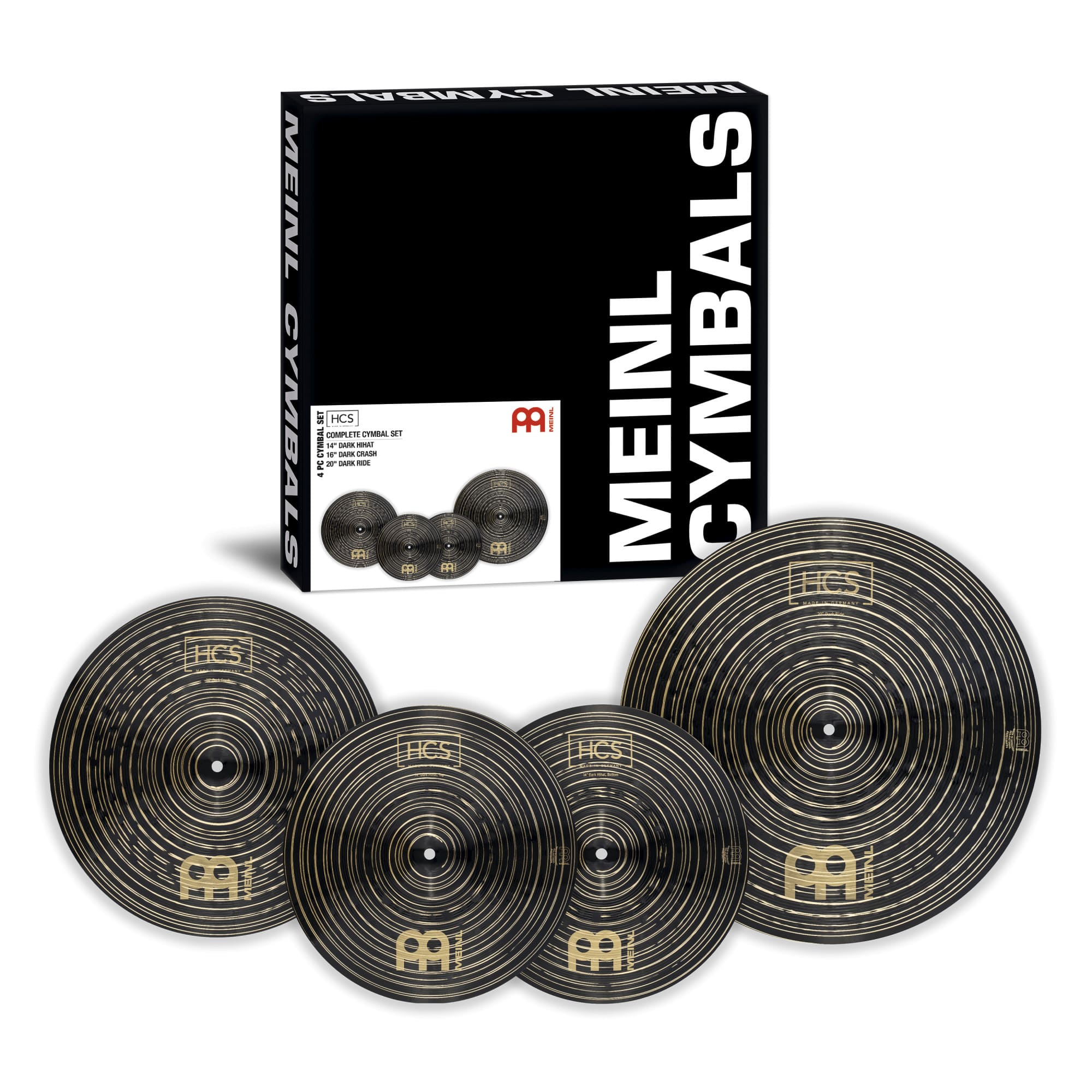 Meinl Cymbals HCS Dark Beckenset 3-teilig